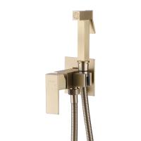 Гигиенический душ Abber Daheim AF8226G встраиваемый в стену матовое золото