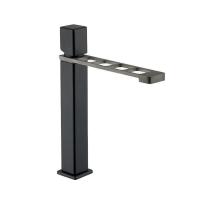 Смеситель для раковины Webert ONE-X OX830402441 черный/сталь