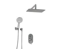 Душевая система со смесителем Wasserkraft  A16169 монтаж встраиваемая в стену без термостата хром
