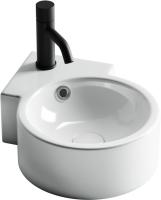 Раковина подвесная угловая Ceramica Nova Element CN5019 фарфор цвет белый