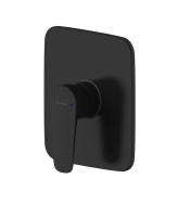 Смеситель для душа Bravat Source PB8173218BW-ENG встраиваемый в стену 
без термостата черный