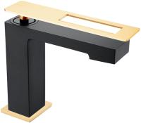 Смеситель для раковины Boheme Q 141-BG Black/Gold