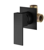 Смеситель для душа Plumberia Selection TAG KITTG1135NO встраиваемый в стену 
без термостата черный матовый