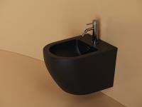 Биде подвесное Ceramica Nova Uno CN11002MB фарфор, цвет черный матовый