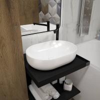 Раковина Maretti Florenza FL13NS09-844 накладная цвет белый