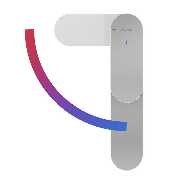 Смеситель для раковины Ravak Eleganta X070417 черный матовый