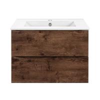 Тумба  подвесная Vincea Mia Slim VMC-2MC600S1RW 60 см  2 ящика цвет R.Wood 