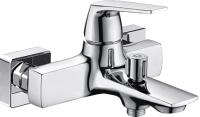 Смеситель для ванны или душа Wasserkraft Neime 1901 настенный 
без термостата хром