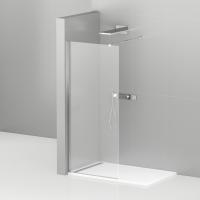 Душевая перегородка Cezares Liberta LIBERTA-L-1-100-C-Cr 100 см, стекла прозрачные, профиль хром