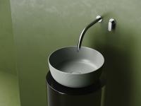 Раковина накладная круглая Ceramica Nova Element CN6073MH фарфор цвет серый матовый