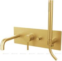 Смеситель для ванны или душа Paffoni Light LIG001HGSP встраиваемый в стену 
без термостата 