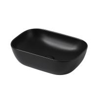 Раковина  прямоугольная Abber Rechteck AC2200MB керамика цвет черный матовый