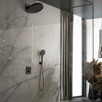 Душевая система со смесителем Vincea Inspire VSFW-3I21MT3MB монтаж встраиваемая в стену с термостатом матовый черный