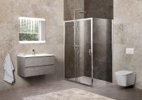 Душевой угол BelBagno Unique UNIQUE-AH-1-120/135-90-C-Cr прямоугольный 120/135х90 стекла прозрачные, профиль хром