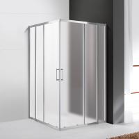 Душевой угол Cezares Molveno MOLVENO-A-22-100+30-P-Cr квадратная   стекла , профиль хром