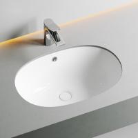 Раковина встраиваемая снизу овальная Ceramica Nova Element CN6044 фарфор цвет белый