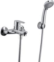 Смеситель для ванны или душа Wasserkraft Leine 3501 настенный 
без термостата хром