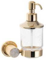 Диспенсер для мыла Boheme Royal Cristal 10932-G настенный золото
