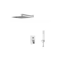 Душевая система со смесителем D&K Bayern.Liszt DA1515701A04 монтаж встраиваемая в стену без термостата хром