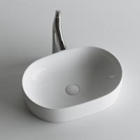 Раковина накладная овальная Ceramica Nova Element CN6047 фарфор цвет белый