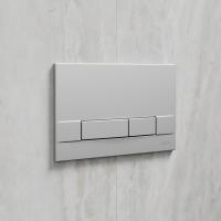 Кнопка смыва Lemark Bit 9803007 цвет матовый хром