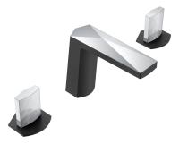 Смеситель для раковины Boheme Venturo 150-BCR-TOUCH черный/хром