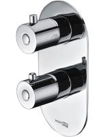 Смеситель для душа Wasserkraft Berkel 4833 встраиваемый в стену 
с термостатом хром