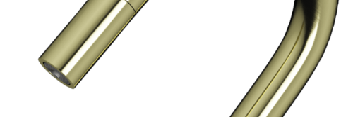 Смеситель для кухни Omoikiri Akita-S 4994350 с подключением к фильтру светлое золото