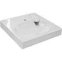 Раковина над стиральной машиной прямоугольная Эстет Lea ФР-00003451 литьевой мрамор цвет белый