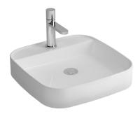 Раковина  квадратная  Cezares  CZR-LFT-50-LVB фаянс цвет белый