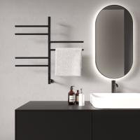 Полотенцесушитель электрический Vincea  П6  40x80 VTD-1S2CBE черный матовый