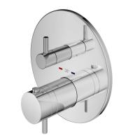 Смеситель для душа на 3 выхода Plumberia Selection PSBOX PSB1803CR встраиваемый в стену 
с термостатом хром