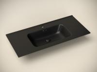 Раковина мебельная прямоугольная Ceramica Nova Element CN7003MB фарфор цвет черный матовый