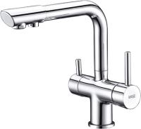 Смеситель для кухни Wasserkraft  A8017 с подключением к фильтру хром