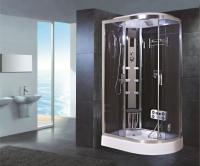 Душевая кабина с крышей Niagara Ultra NG-903-01L асимметричная  120x80 стекла тонированные, профиль хром