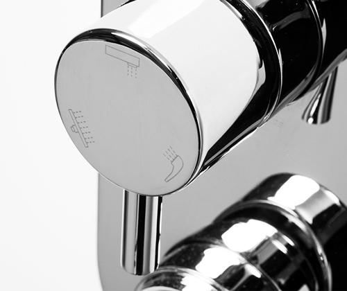 Смеситель для душа Wasserkraft Dinkel 5871 встраиваемый в стену 
без термостата хром