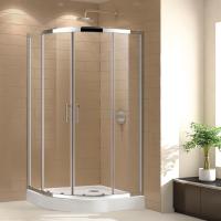 Душевой угол Cezares Eco ECO-O-R-2-100-C-Cr четверть круга  стекла прозрачные, профиль хром