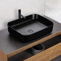 Раковина накладная прямоугольная Vincea  VBS-105MB фарфор цвет черный матовый