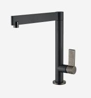 Смеситель для кухни Webert Spirit SO920302724 без подключения к фильтру черный/антрацит