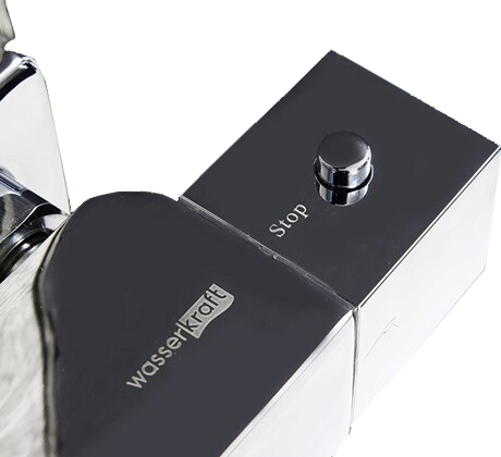 Смеситель для ванны или душа Wasserkraft Alme 1511 Thermo настенный 
с термостатом хром