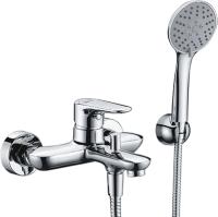Смеситель для ванны или душа Wasserkraft Vils 5601 настенный 
без термостата хром