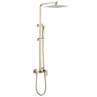 Душевая система со смесителем Abber Daheim AF8220G монтаж настенная без термостата золото матовое