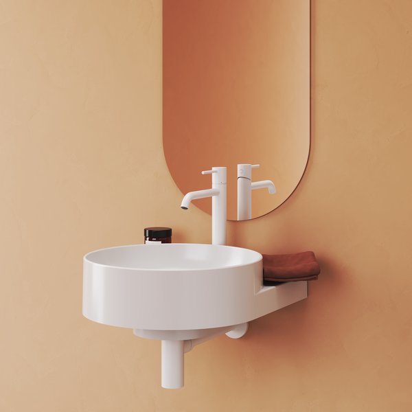 Смеситель для раковины Ravak Espirit X070405 белый вельвет