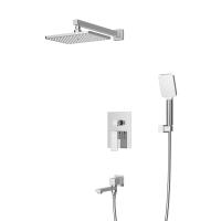 Душевая система со смесителем Cezares Slider SLIDER-VDSET-01 монтаж встраиваемая в стену без термостата хром