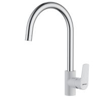 Смеситель для кухни Damixa Origin Balance 790730000 без подключения к фильтру хром/белый