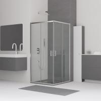 Душевой угол RGW Classic CL-34 32093488-11 квадратный 80x80 стекла прозрачные, профиль хром