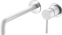 Смеситель для раковины Boheme Uno 465-WCR белый/хром