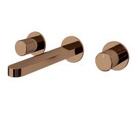 Смеситель для раковины Wasserkraft Paar 8845 розовое золото