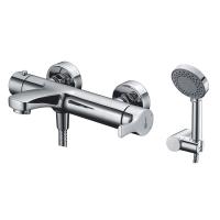 Смеситель для ванны или душа Wasserkraft Berkel 4801 настенный 
без термостата хром