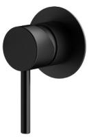Смеситель для душа на 1 выход Plumberia Selection IXO XO1111NO встраиваемый в стену 
без термостата черный матовый